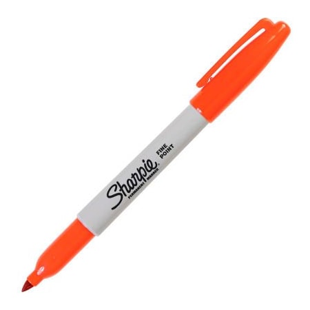 Sanford Orange Permanent Marker, Fine Tip 30006